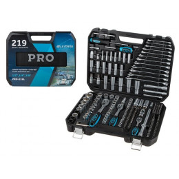 Набор головок и ключей 219пр. 1/4",3/8",1/2" PRO STARTUL LE MANS (PRO-219L)