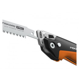 Пила универсальная складная PowerTooth 150мм 2 лезвия FISKARS