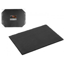 Блюдо для подачи сервировочное 30х40 см, сланец, PERFECTO LINEA