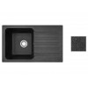 Мойка кухонная из искусственного камня ART черный 770х475 мм, AV Engineering