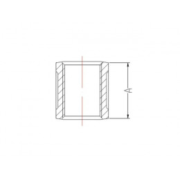 Муфта 2" вн.-вн. чугун оцинк., AV Engineering