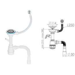 Мойка кухонная из искусственного камня ART гранит 770х475 мм, AV Engineering