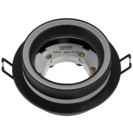 Светильник встраиваемый круг/черный 105*44 GX53 15 Вт LEIDEN ELECTRIC