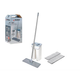 Швабра с отжимным ведром Scratch mop, бежевая, PERFECTO LINEA