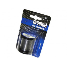 Припой ПОС 61 проволока, катушка ф1мм (100г) в блистере