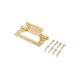 Петля накладная без врезки СТАНДАРТ 100х75х2,5мм 2BB SCP мат.хром