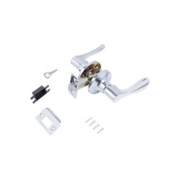 Защелка врезная межкомнатная 8531 PS CP хром пустая СТАНДАРТ