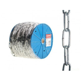 Цепь сварная длиннозвенная М5х35 (А4), DIN 763 (бухта 50м)