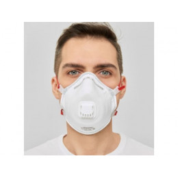 Респиратор (полумаска) SAVEX 313V формов. с клап. FFP3 (до 50 ПДК) инд. уп.