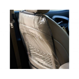 Накидка защитная на спинку переднего сиденья (60х50 см) ПВХ, прозрачная REXANT