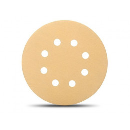 Шлифлист 125мм круг P100 бумага, самосцепл. (8 отв.) Abraforce
