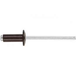 Заклепка вытяжная 4.8х12 мм алюминий/сталь, RAL 8017 (150 шт в пласт. конт.) STARFIX