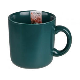 Кружка керамическая, 380 мл, серия ASIAN, зеленая, PERFECTO LINEA
