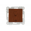 Выключатель промежуточный многопозиционный (скрытый, без рамки, пруж. зажим) орех, RITA, MUTLUSAN