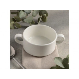 Супница керамическая, 300 мл, белая, PERFECTO LINEA