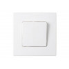 Выключатель 1 клав. проходной (скрытый, 10А) белый, Мастер, BYLECTRICA