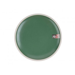 Тарелка обеденная керамическая, 26.5 см, серия ASIAN, зеленая, PERFECTO LINEA