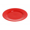 Тарелка обеденная керамическая, 241 мм, круглая, серия Лапсеки, красная, PERFECTO LINEA