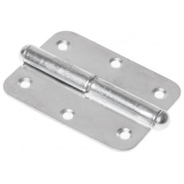 Петля 70 мм левая, белый цинк STARFIX