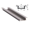 Профиль для светодиодной ленты врезной PAL 2206 (2м) JAZZWAY