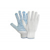 Перчатки х/б с ПВХ "Точка", 10класс, белые, РБ (мин. риски)