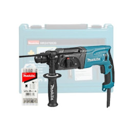 Перфоратор HR 2470 X20 в чем. + набор буров D-00703 5 шт. MAKITA