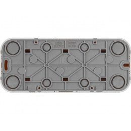 Розетка 3-ая (открытая, с/з) бежевая, Bailly, LEIDEN ELECTRIC