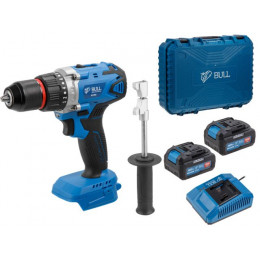 Аккум. дрель-шуруповерт BULL SR 1802 в чем. XLTpro БЕСЩЕТ., 18 В, 80 Н*м, 2*4 А*ч, БЗП 13 мм