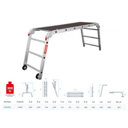 Рабочие подмости проф. 3х6х3  NV 3340 Новая Высота