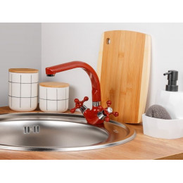 Смеситель для кухни вентильный (тип I), серия 230 красный ECONOCE