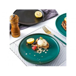 Тарелка десертная керамическая, 20.5 см, серия ASIAN, черная, PERFECTO LINEA