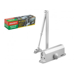 Доводчик дверной гидравлический (60-120 кг) серебро ВОЛАТ