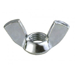 Гайка М8 барашковая, цинк, DIN 315 (3800 шт в коробе) STARFIX