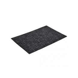 Коврик придверный рельефный, Greek, 40х60 см, серый, VORTEX