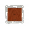 Выключатель промежуточный многопозиционный (скрытый, без рамки, пруж. зажим) вишня, RITA, MUTLUSAN