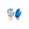 Перчатки нейлон, латексное рельефный. неполн. покрытие, Баракуда