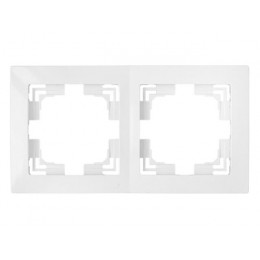 Рамка 2-местная белая, Уют, Bylectrica