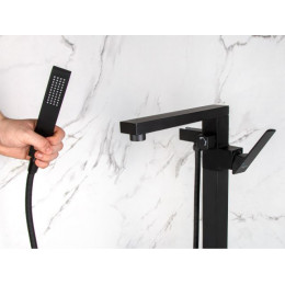 Смеситель для ванны (Lt) D35, серия Lily черный, a-five