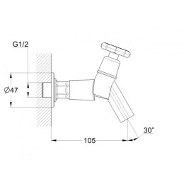 Кран водоразборный, серия 600 ECONOCE