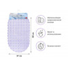 Коврик для ванной, овал 66х37 см, фиолетовый, PERFECTO LINEA