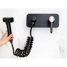 Смеситель для биде (Lt) D35, серия Lotus черный, a-five