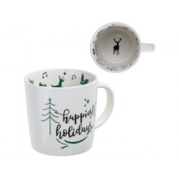 Кружка керамическая, 350 мл., SNOWFLAKE MAGIC-2, PERFECTO LINEA