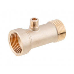 Тройник 1" нар. х 1/4" нар. х 1" вн., AV Engineering (инд. упак.)