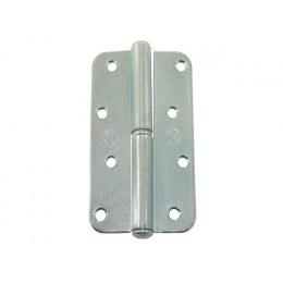 Петля 130 мм левая, белый цинк STARFIX