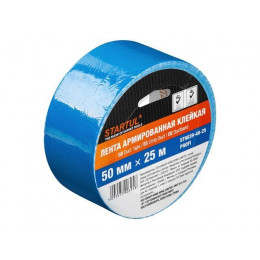 Лента армированная клейкая 50ммх25м синяя STARTUL PROFI (ST9039-48-25)