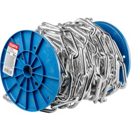 Цепь сварная длиннозвенная, оцинк. М10 DIN 763 (бухта 10 м) STARFIX