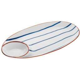 Блюдо керамическое, 33х17.5х2.8 см, серия MARINE, PERFECTO LINEA