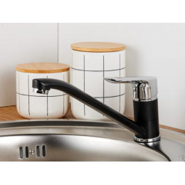 Смеситель для кухни D35-A, серия 290 черный, ECONOCE