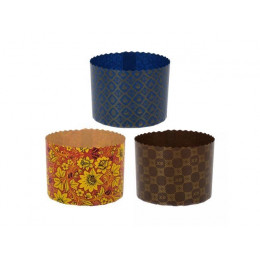 Набор бумажных форм для выпечки куличей "Пасхальный", 3 шт, 11х8,5 см, MARMITON