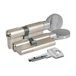 Евроцилиндр с вертушкой KALE 164 BME (90=35+10+45) никель
